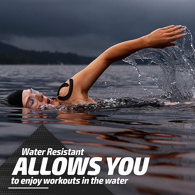 Physix Gear Cotton Kinesiology Tape Roll 16ft, Latex-Free Athletic Tape for Muscles/Joints, Waterproof Kinesiolgy, Stretchy Kinesiologytape, Gentle on Skin Kiniseaology Tape, Kinesology Tape