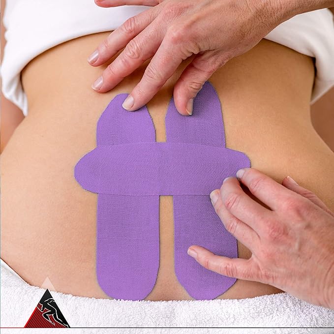 Original Kinesiology Athletic Tape. Professional Sports Tape for Ankle Wrist Knee Shoulder Muscles Joints. Latex Free, Waterproof, Stretchy, and Gentle on Skin. Up to 115 ft/Roll