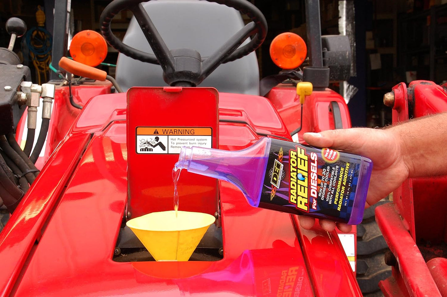 Design Engineering Radiator Relief Coolant Additive Diesel Engine Coolant for Cars, Trucks, RVs, Motorcycles & More Radiator Coolant Reduces Engine Temps Up to 30°F 16 oz.