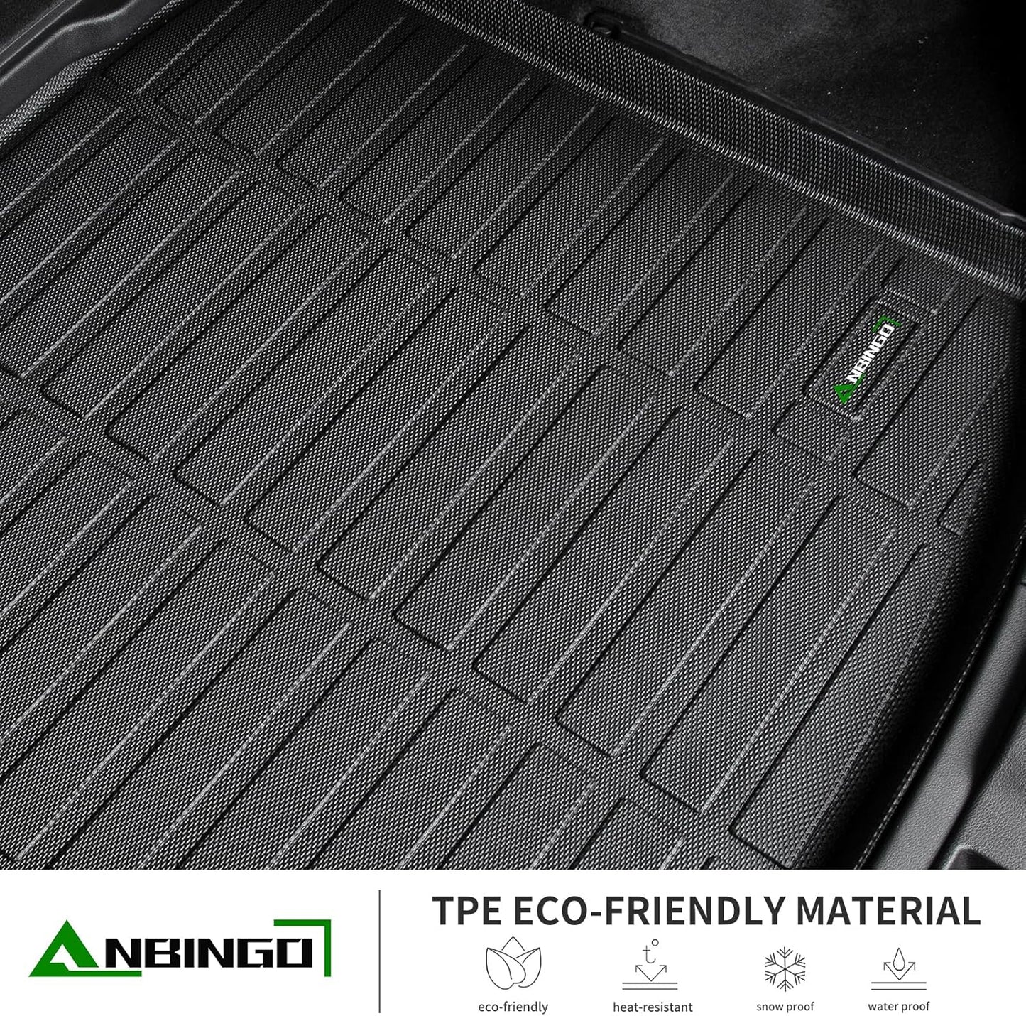 ANBINGO®-Car Mats for 2005-2010 Jeep Grand Cherokee, All Weather Grand Cherokee Floor Mats Cargo Mat Set Custom Full Set Waterproof Durable Grand Cherokee Accessories
