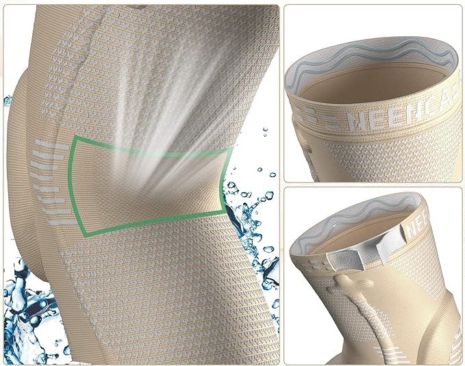 NEENCA Knee Brace for Women & Men, Medical Knee Support with Patella Pad & Side Stabilizers, Knee Compression Sleeve for Knee Pain, Meniscus Tear, ACL, Joint Pain, Runner, Workout - FSA/HSA Eligible