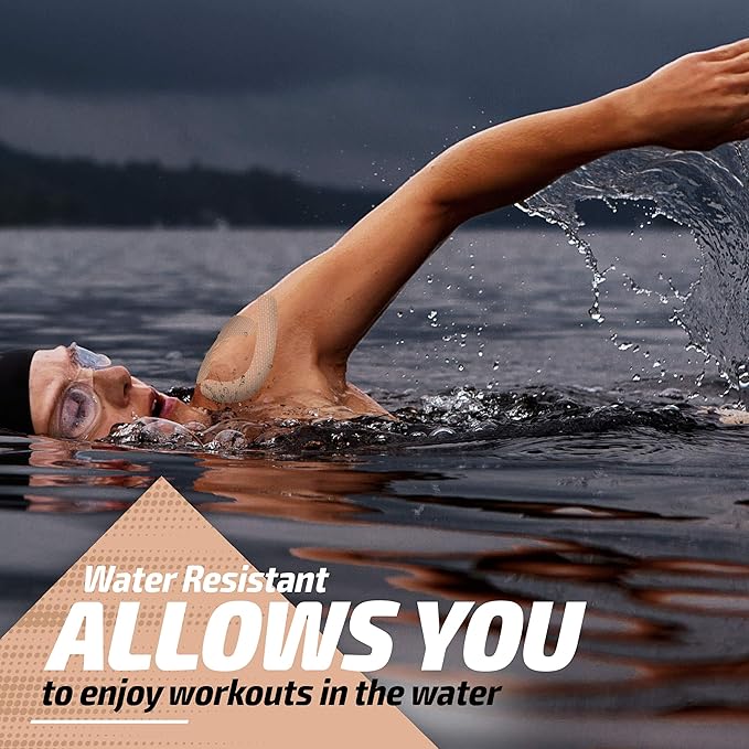 Physix Gear Cotton Kinesiology Tape Roll 16ft, Latex-Free Athletic Tape for Muscles/Joints, Waterproof Kinesiolgy, Stretchy Kinesiologytape, Gentle on Skin Kiniseaology Tape, Kinesology Tape