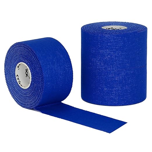 STIKK Athletic Tape - 3pk Blue, 1.5 Inch x 15 Yards - for Stabilizing & Supporting Muscles and Joints - Training Supplies to Safeguard Against Sports Injuries