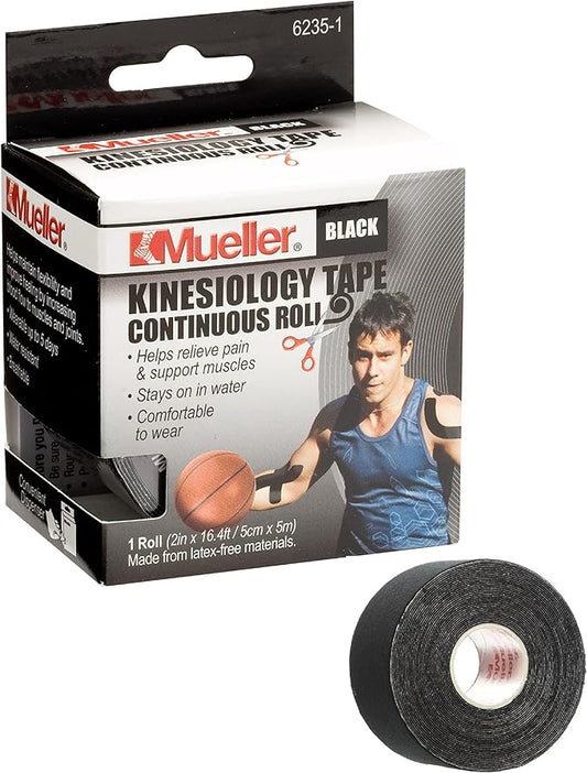 MUELLER Sports Medicine Kinesiology Tape Pre-Cut Strips