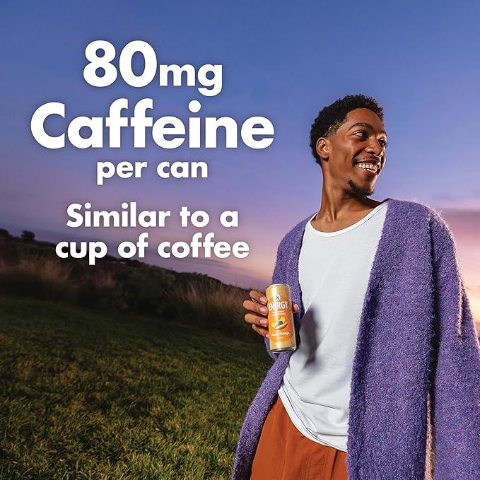 V8 Energy Pomegranate Blueberry and Peach Mango Energy Drinks, 8 fl oz Can (24 Pack)