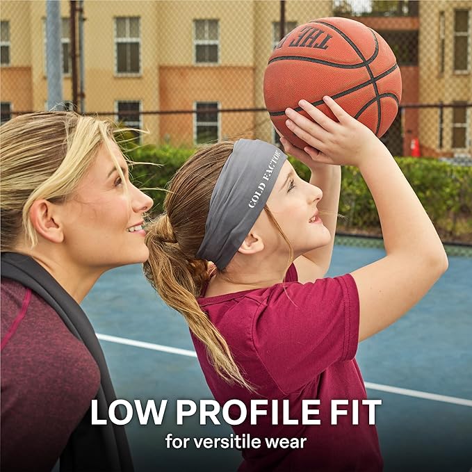 COLD FACTOR Instant Cooling Headband 3 Pack | Advanced Evaporative Comfort for Sports & Outdoor | UPF 50+ Protection | Long-Lasting Coolness | Ideal for Fitness, Hiking, Yoga, & Running