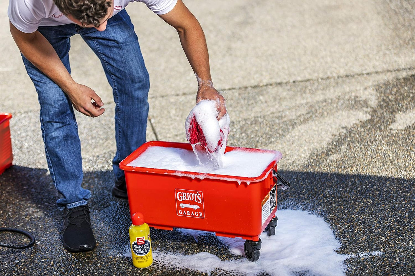 Griot's Garage Best of Show Wash and Wax for Car Detailing and Cleaning, Carnauba-Packed Coating, High Gloss Shine and Protection for Auto Paint, 10974, 16oz