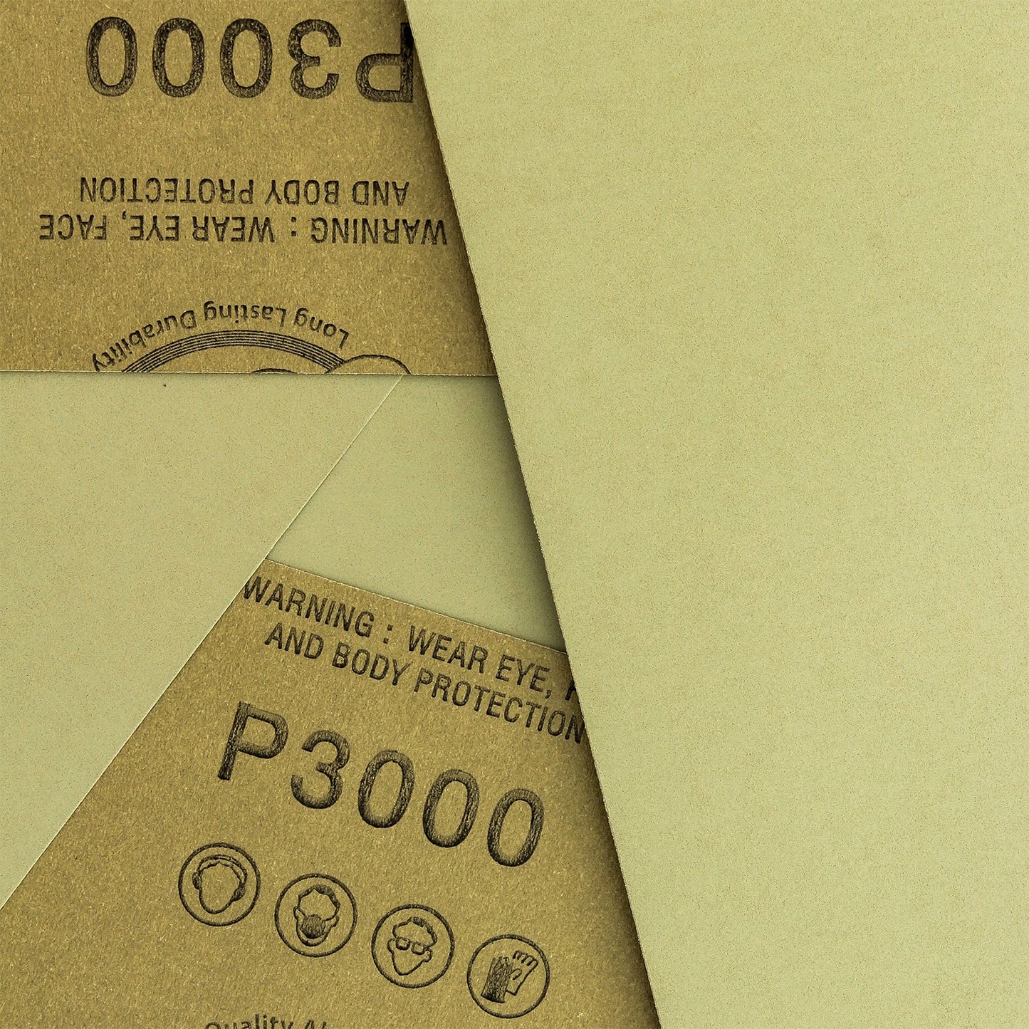 Dura-Gold Premium 3000 Grit Wet or Dry Sandpaper Sheets, 5-1/2" x 9", Box of 25 - Car Color Sanding, Detailing, Polishing Automotive, Woodworking Wood Furniture, Metal Finishing Hand Sand Block Sander