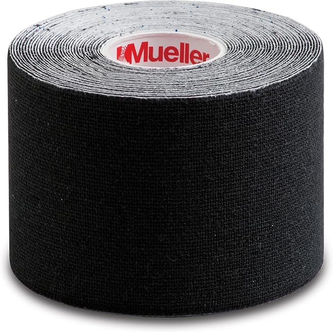 MUELLER Sports Medicine Kinesiology Therapeutic Tape, Quality Athletic Tape, Latex Free, 20 Pre-Cut I-Strips, 2" x 9.75" Each Strip